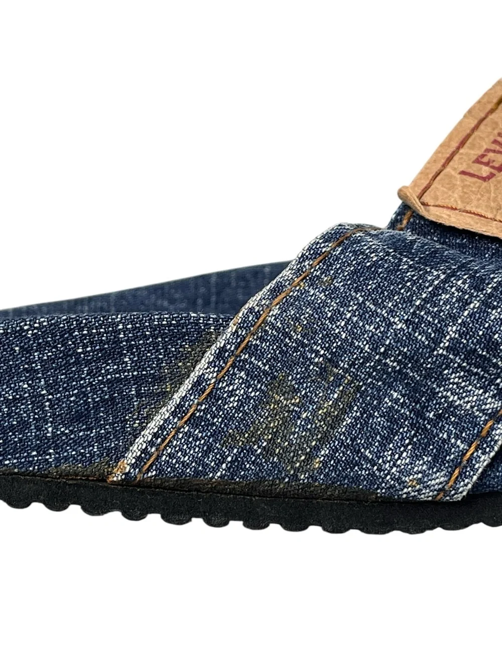 OMIGHTY x Levi's Re-Worked Denim Slides Sandal Size EU 40 - Picture 12 of 16